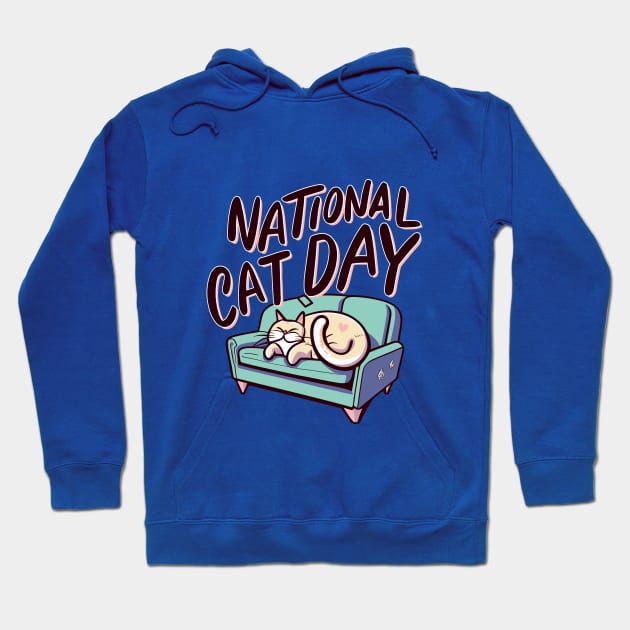 National Cat Day – October 29 Hoodie by irfankokabi